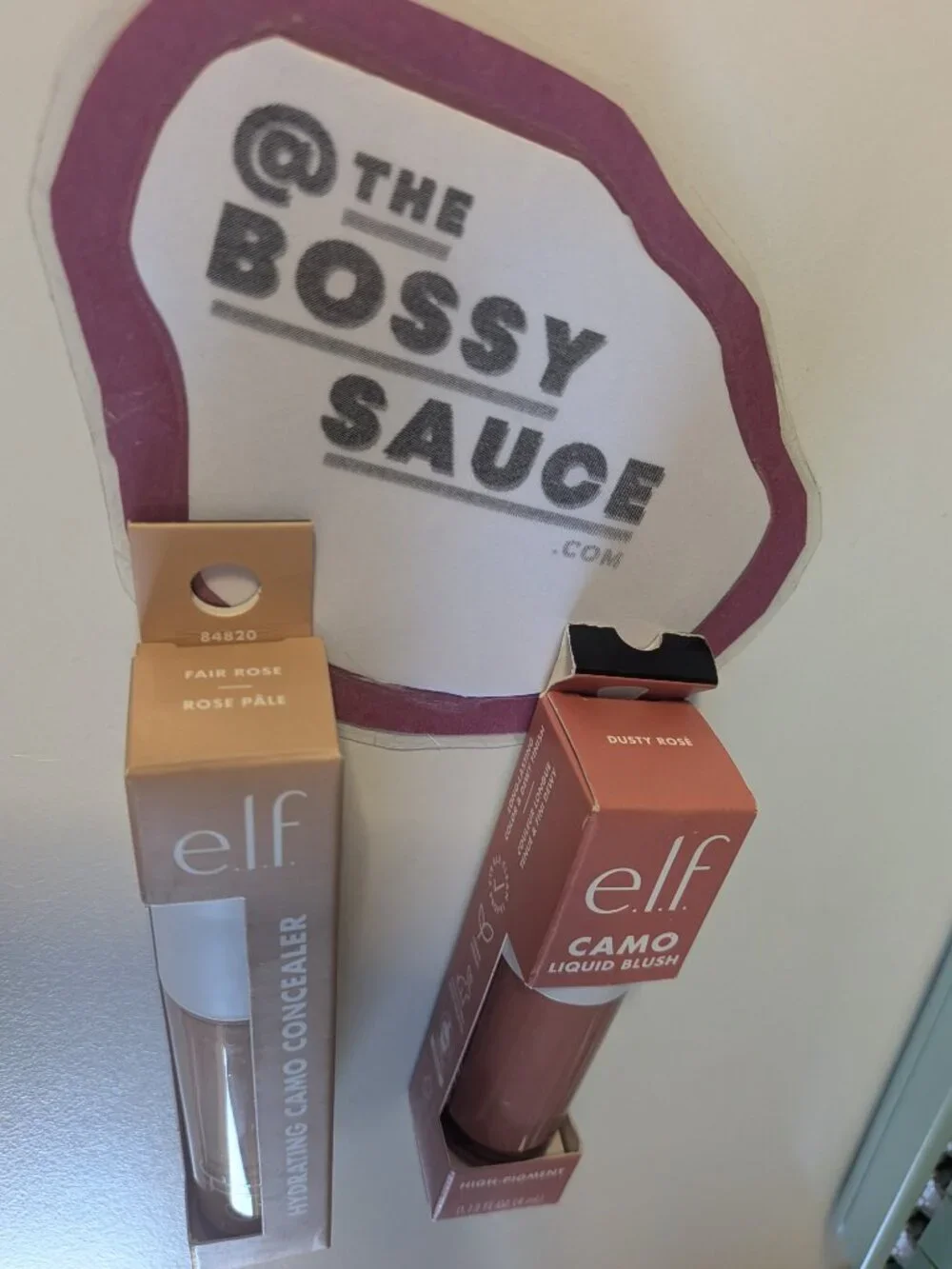 🌸 e.l.f. Camo Liquid Blush Dusty Rose & Hydrating Camo Concealer Fair Rose DUO